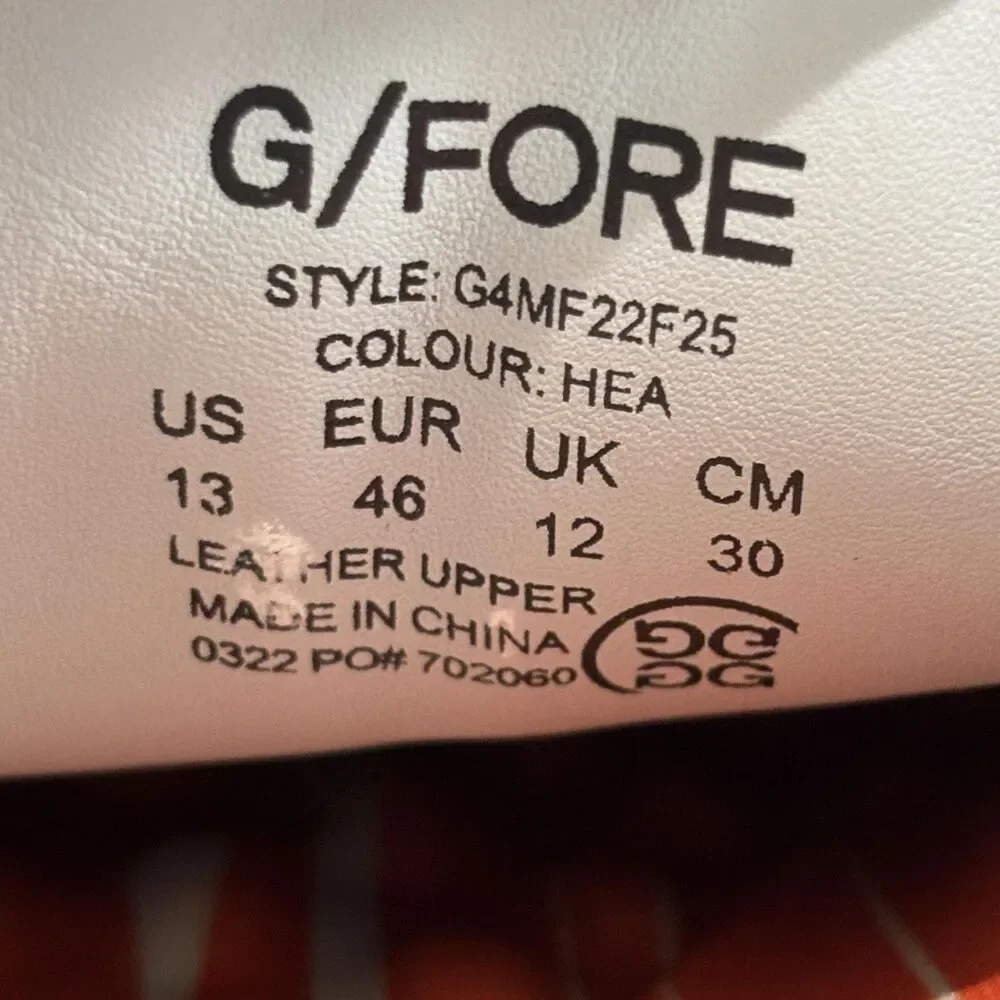 G/FORE flaws this